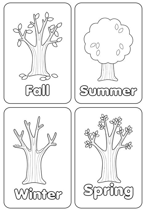 printable  seasons coloring pages printable word searches