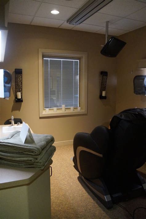 another view of our massage chair room our crown patients appreciate