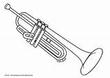 Coloring Trumpet Trompeta Pages Dibujo Una Printable Music Instrumentos Grande Worksheets Colorear Musical Edupics Clarinet Instrument Musicales Choose Board Visitar sketch template