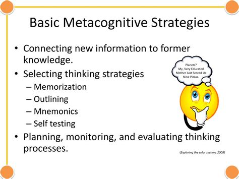 metacognition theory powerpoint    id