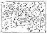 Colorare Neve Pupazzi Disegni Neige Hiver Snowmen Colorkid Bonhommes Famiglia Saisons Jahreszeiten Malvorlagen Stagioni Coloriages sketch template