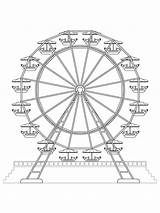 Ferris Riesenrad Ausmalbilder Malvorlagen sketch template
