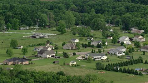 waterford ohio aerial stock footage   axiom images