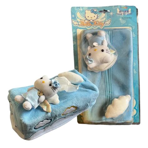 box blue angel  kitty tissue box cover sanrio  picclick