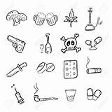 Drugs Drawing Abuse Narcotic Icons Drug Drawings Premium Getdrawings Istock Getty Stock sketch template