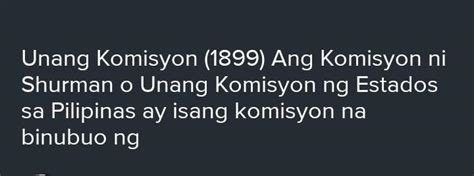 anong komisyon ang binuo noong ika 20 ng enero 1899 na kilala din sa