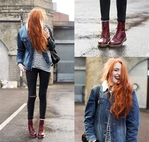 pascal red  martens cherry red  martens outfit fashion