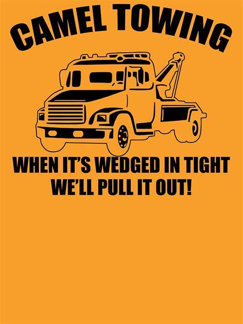 camel towing mens t shirt tee funny tshirt tow service