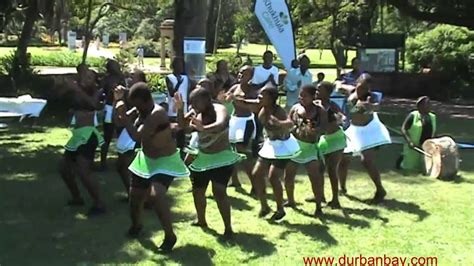 zulu dancers in durban botanical gardens youtube