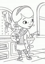 Mcstuffins Doc Pages Coloring Getcolorings sketch template