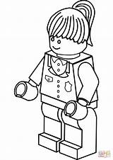 Coloring Lego Pages Girls Getdrawings sketch template