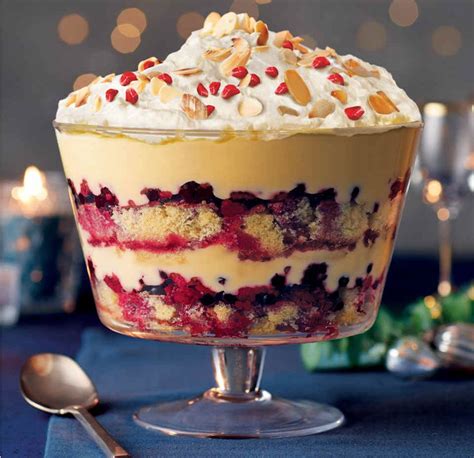 trifle recipe  gingerbread  berry trifle   sweet treat full