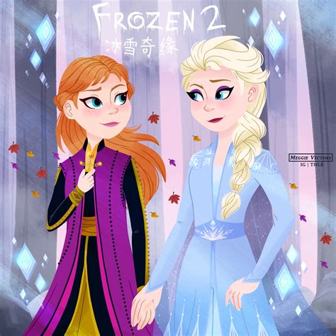 Anna And Elsa Disney S Frozen 2 Fan Art 42868950 Fanpop