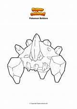 Pokemon Gigamax Pikachu Purugly Supercolored Boldore sketch template