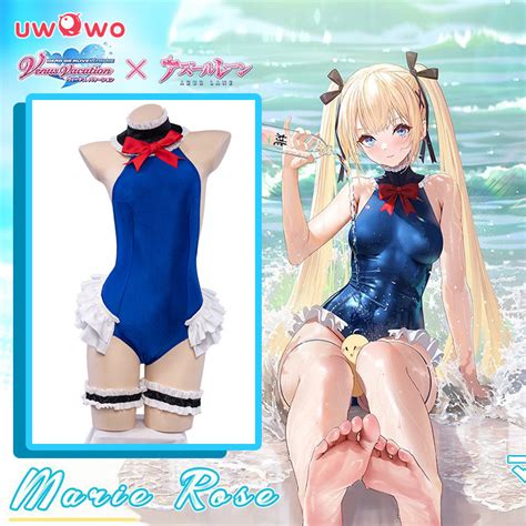 【pre sale】uwowo game azur lane marie rose swimsuit cosplay costume sex