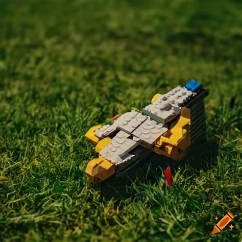 lego spaceship   sunlight
