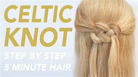 celtic knot step  step  beginners easy braided