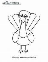 Turkey Coloring Thanksgiving Pages Printable Head Holiday Drawing Printables Getdrawings sketch template