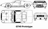 Gt40 Ford Cubic Dollars Beat Story Slotblog Drawing Cant Prototype sketch template