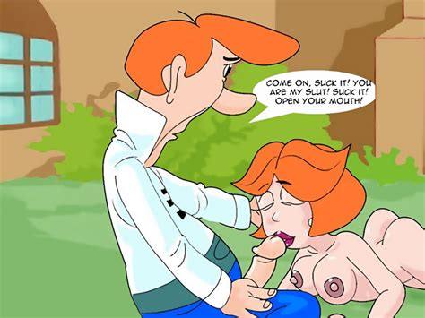 famous toons jetsons orgy famous heroes george jetson with judy in hardcore outdoor orgy
