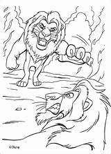 Coloring Mufasa Lion sketch template