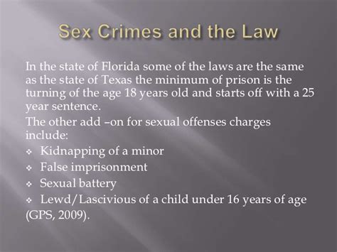 sex offenders and the law tracey percifield unit4 ip