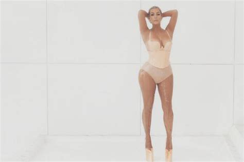 Kim Kardashian Showers In Milk In Racy Music Video For Fergie S Latest