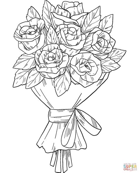 printable roses coloring pages  kids rose coloring pages images