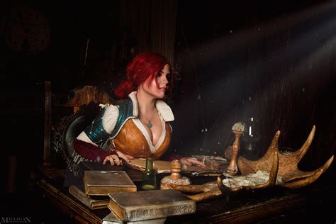 Triss Merigold With Red Hair Cosplay By Fenixfatalist Pics