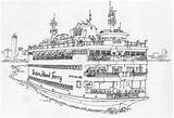 Ferry Island Staten Deviantart Sketch Drawing Gibson Dylan Illustration sketch template