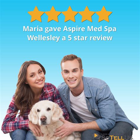 maria  gave aspire med spa wellesley   star review  sotellus