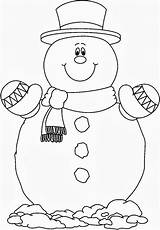 Snowman Coloring Pages sketch template