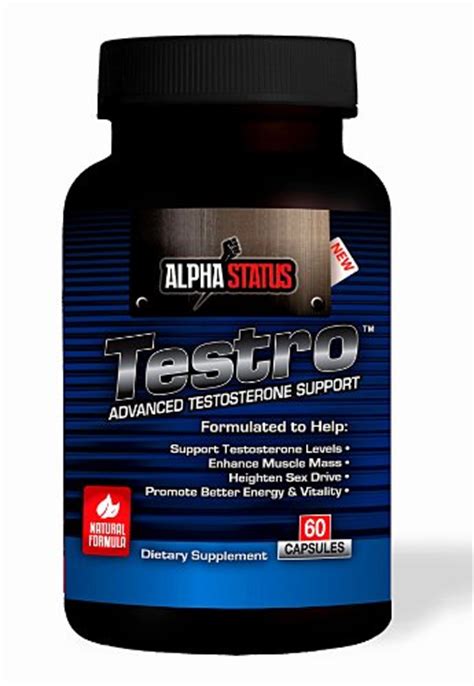 Testro® Natural Testosterone Booster Supplement Support Muscle Growth