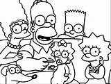 Simpsons Wecoloringpage Simpson sketch template