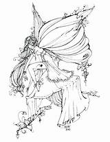 Pages Coloring Magic Rainbow Color Fairy Fairies Getcolorings sketch template
