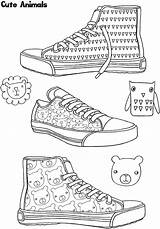 Coloring Pages Shoes Sheets Sneaker Adult Tap Color Dover Publications Books Designs 2nd Edition Grown Ups Kids Colouring Welcome Sunday sketch template