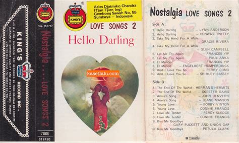 king s 7086 nostalgia love songs 2 hello darling kaset lalu
