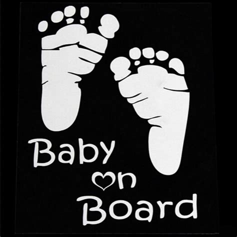 popular baby  board vinyl car graphics window vehicle sticker decal decor auto drop shipping