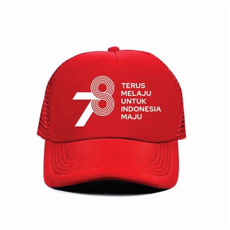 Jual Topi Trucker Hut Ri 78 Th Topi Kemerdekaan Topi 17 Agustus