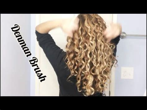 denman brush youtube denman brush curly hair treatment curly hair styles