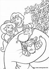 Aladdin Genie Letscolorit sketch template