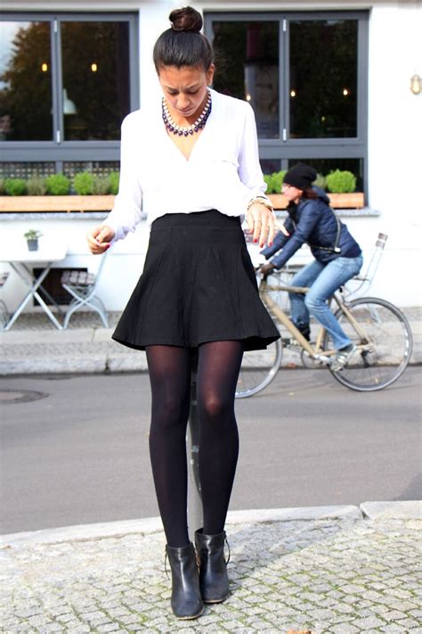 black skirt white blouse need white blouse like this wear all the time little black skirts