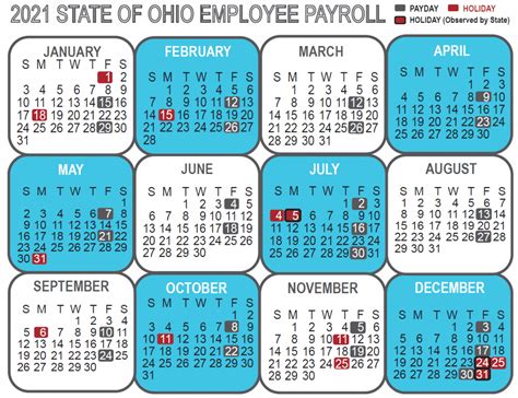 osu pay calendar printable calendar