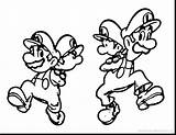 Luigi Coloring Pages Baby Getcolorings Print Color sketch template