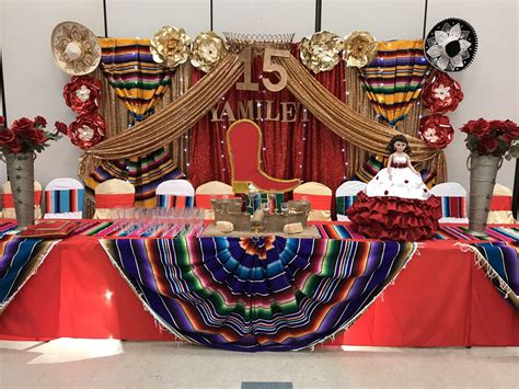 Quinceanera Charro Theme Decorations Quince Charro Decorations