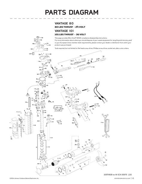 view minn kota terrova parts diagram images parts diagram catalog