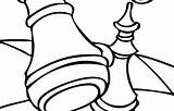 Chess Coloring Pages sketch template