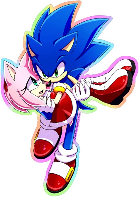 Sonamy Sonic Sonicthehedgehog The Hedgehog Amy Rose