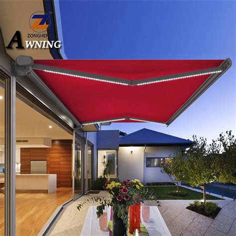 outdoor automatic aluminum folding arm awning high grade retractable awning china cheap