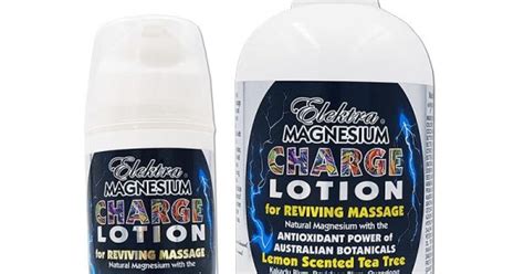 Elektra Magnesium Lotion Ultra Hydrating Muscle Massage Shop Now